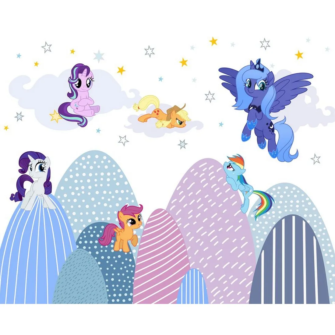 Фотообои на заказ по индивидуальному размеру Citydecor My Little Pony 1