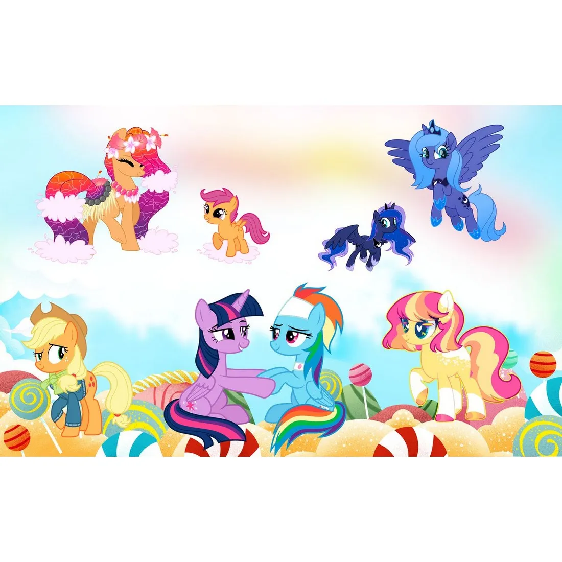 Фотообои на заказ по индивидуальному размеру Citydecor My Little Pony 2