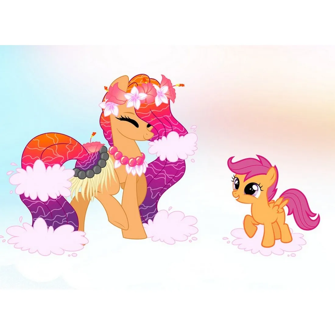 Фотообои на заказ по индивидуальному размеру Citydecor My Little Pony 2