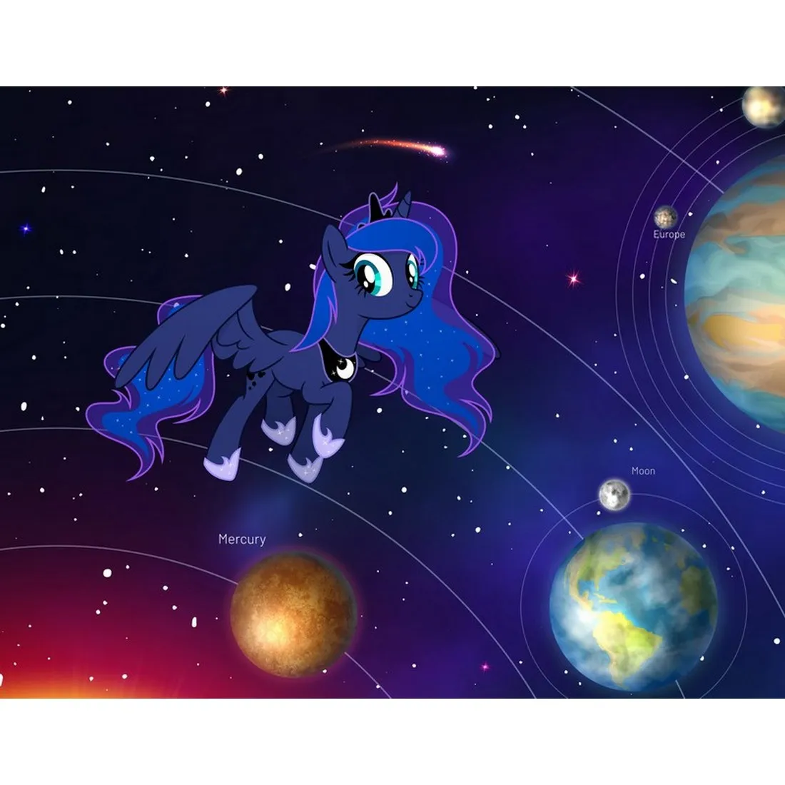 Фотообои на заказ по индивидуальному размеру Citydecor My Little Pony 3