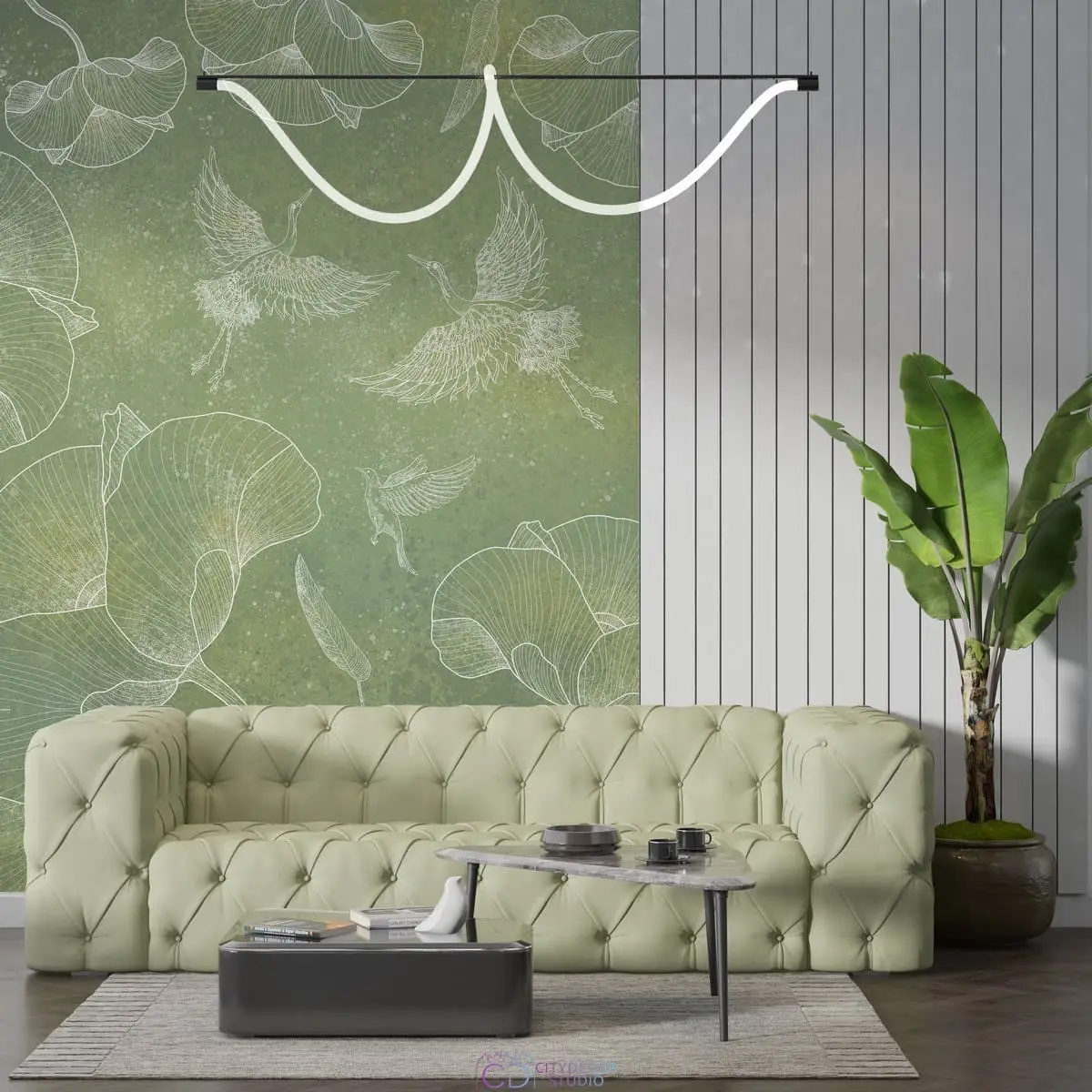 Фотообои на заказ по индивидуальному размеру Citydecor Невесомость 24
