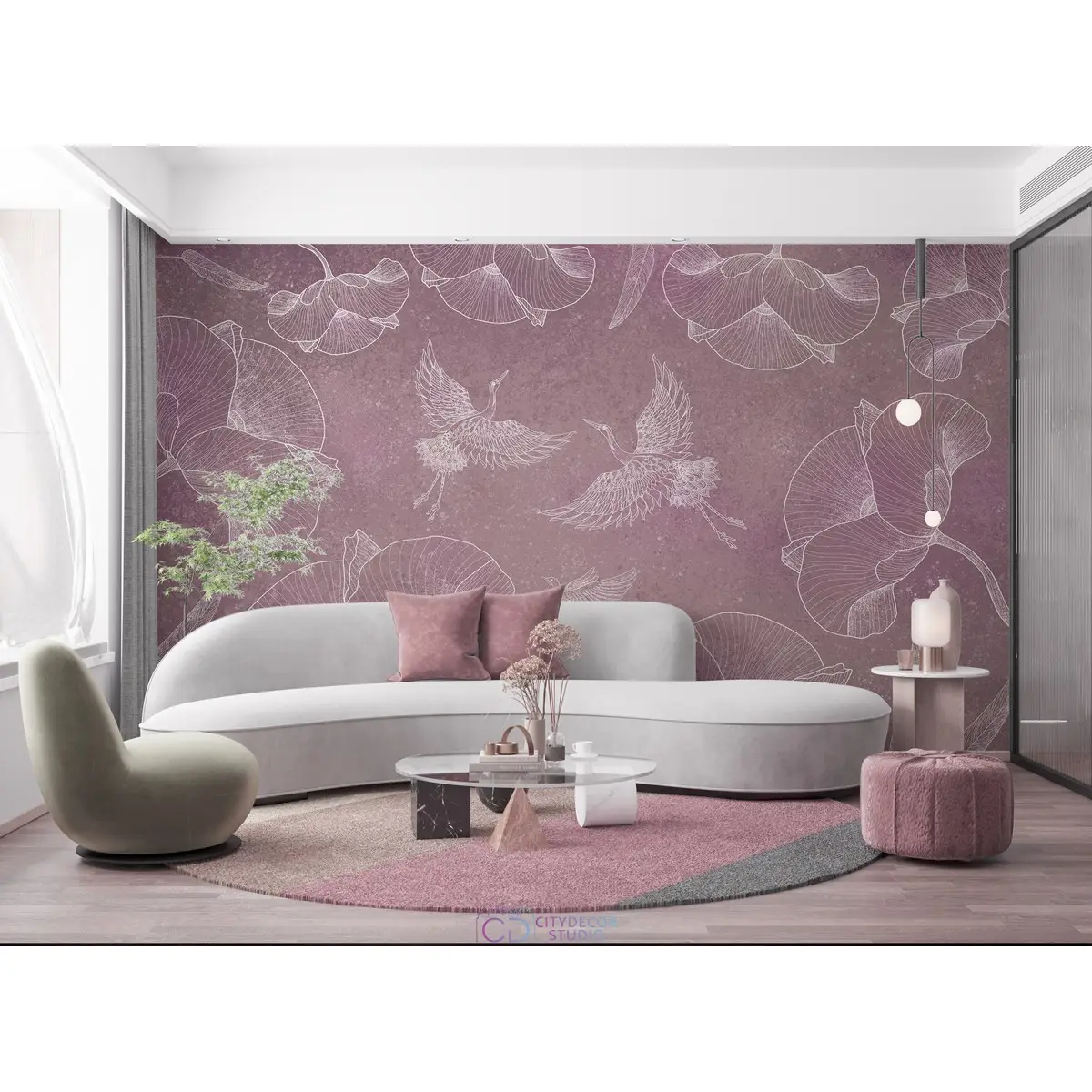 Фотообои на заказ по индивидуальному размеру Citydecor Невесомость 25