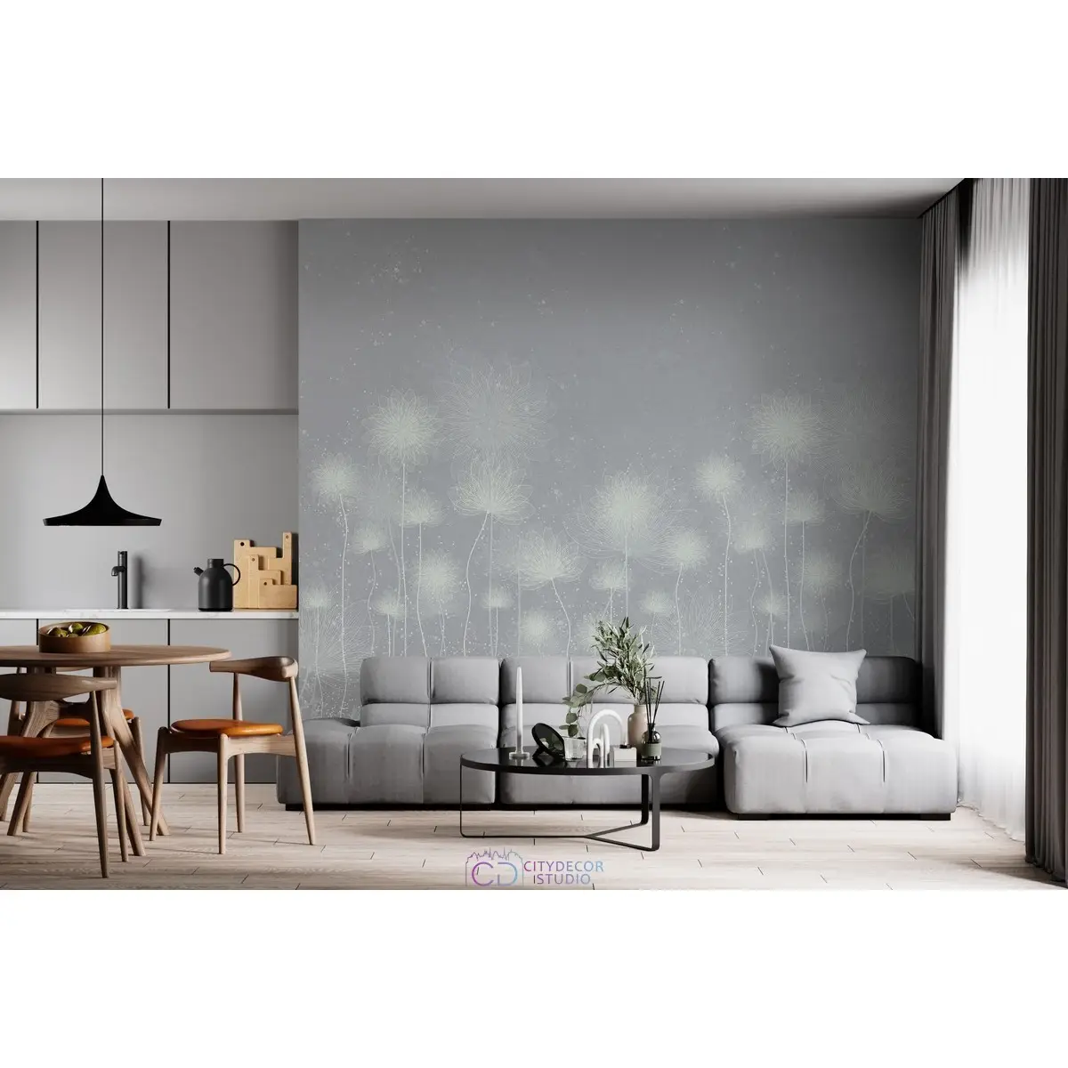 Фотообои на заказ по индивидуальному размеру Citydecor Невесомость 33