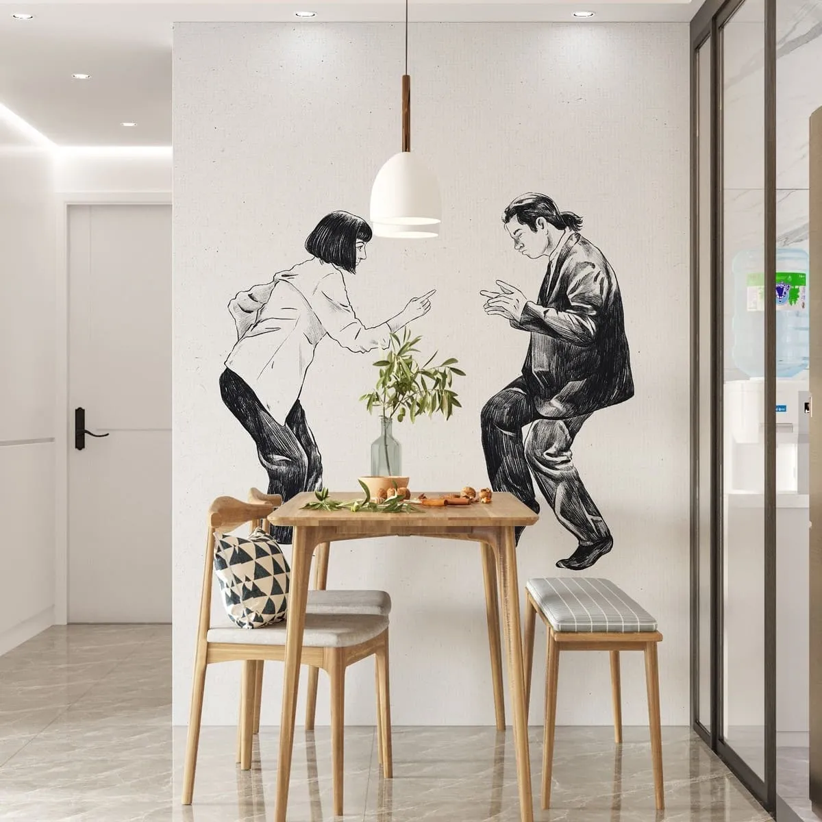 Дизайнерские фотообои по индивидуальному размеру Citydecor Криминальное Чтиво 1