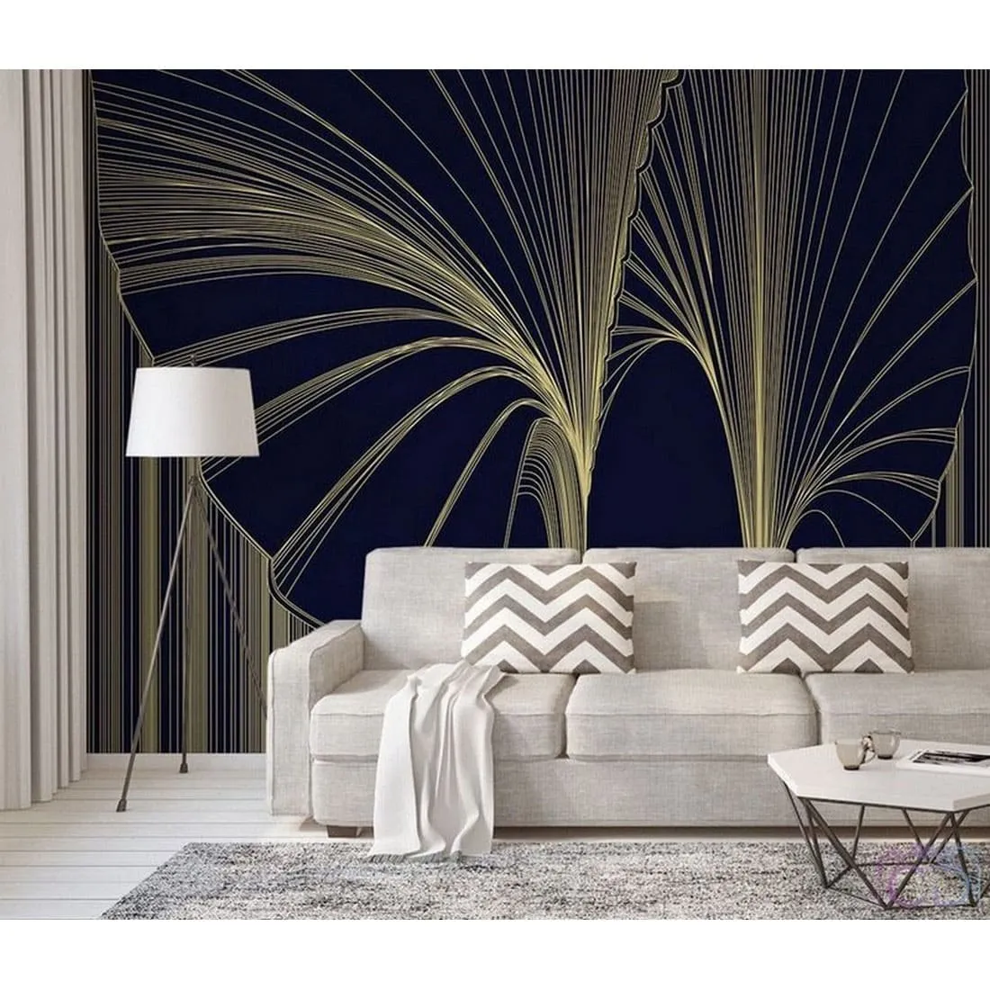 Фотообои на заказ по индивидуальному размеру Citydecor Идеальные линии