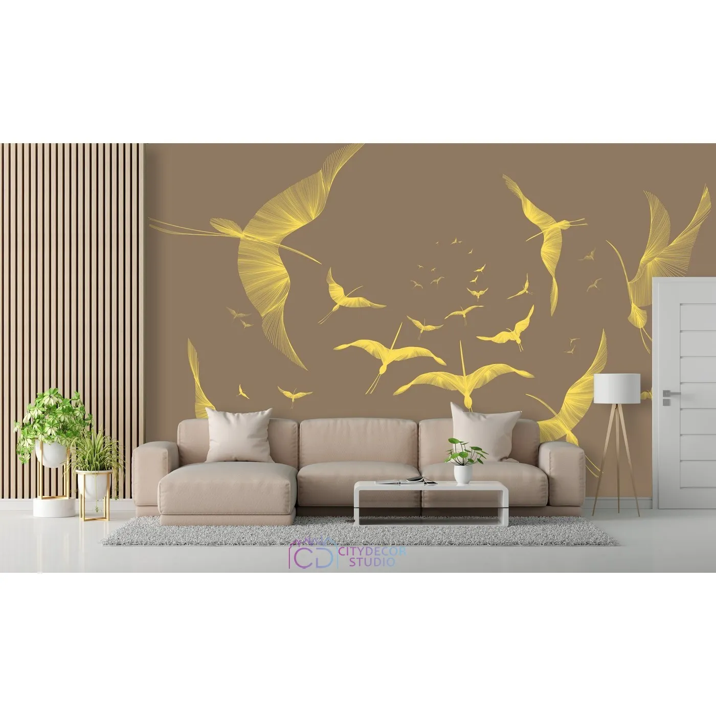 Дизайнерские фотообои по индивидуальному размеру Citydecor Perfect Lines 12