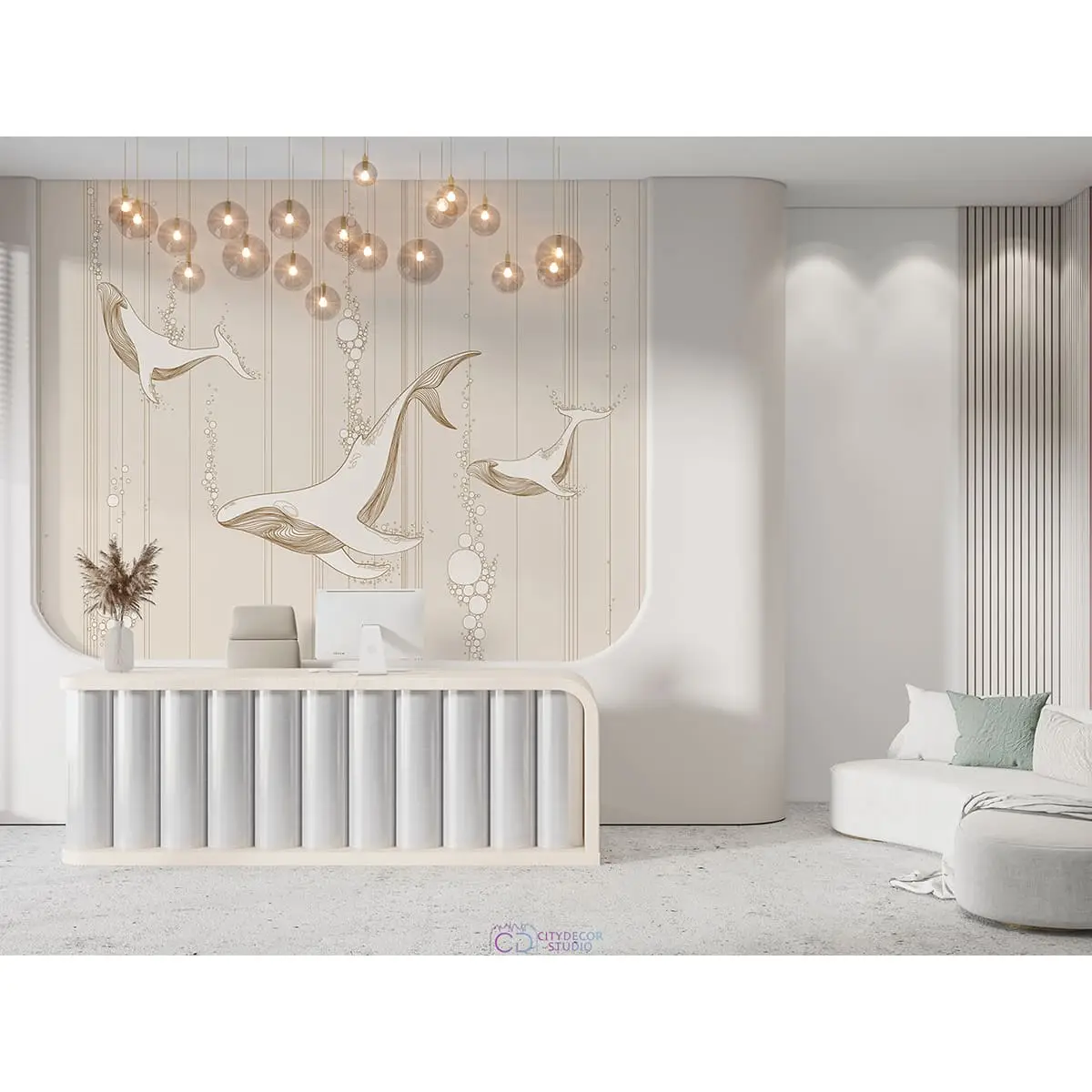 Дизайнерские фотообои по индивидуальному размеру Citydecor Perfect Lines 37
