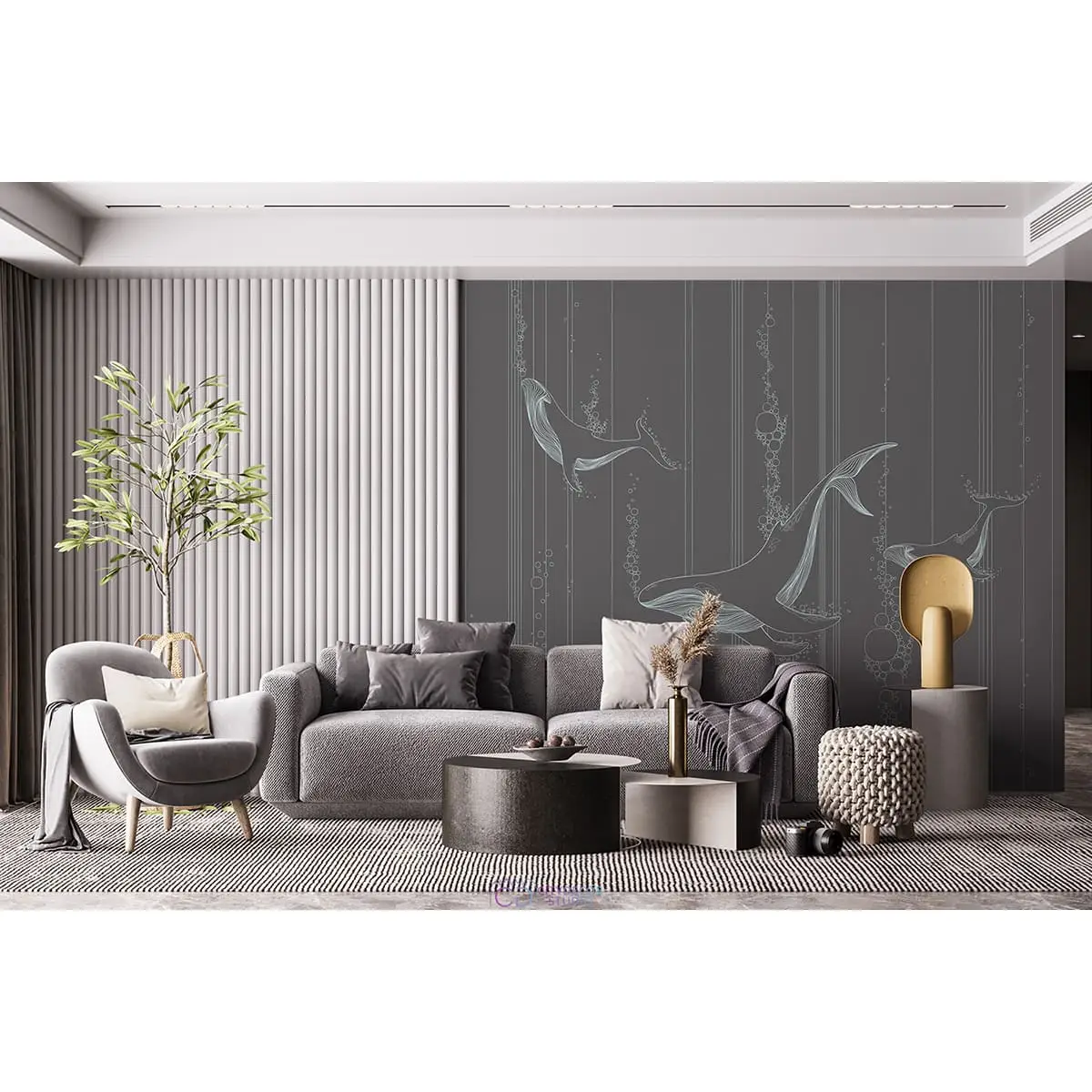 Дизайнерские фотообои по индивидуальному размеру Citydecor Perfect Lines 42