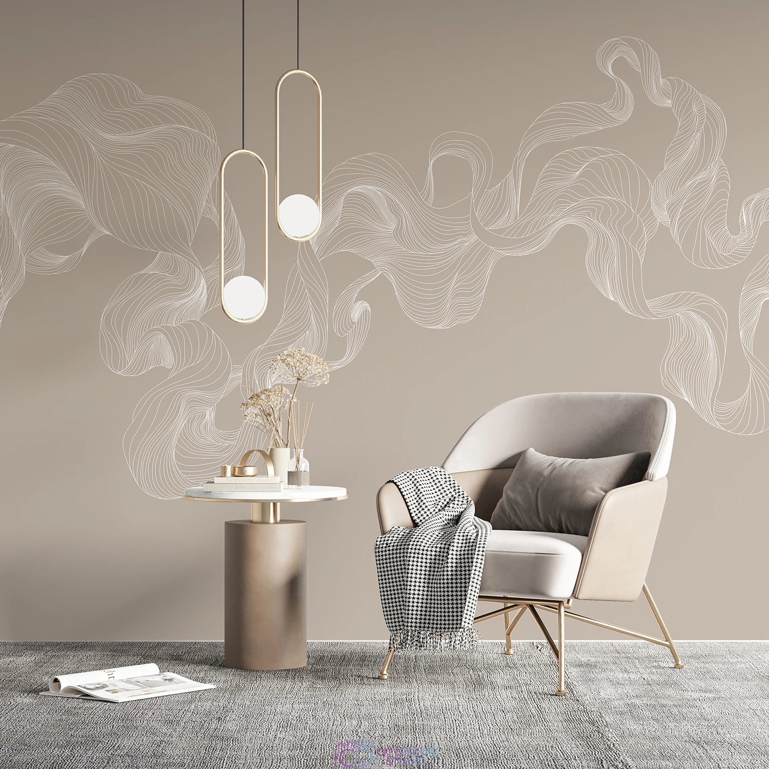 Фотообои на заказ по индивидуальному размеру Citydecor Perfect Lines 51