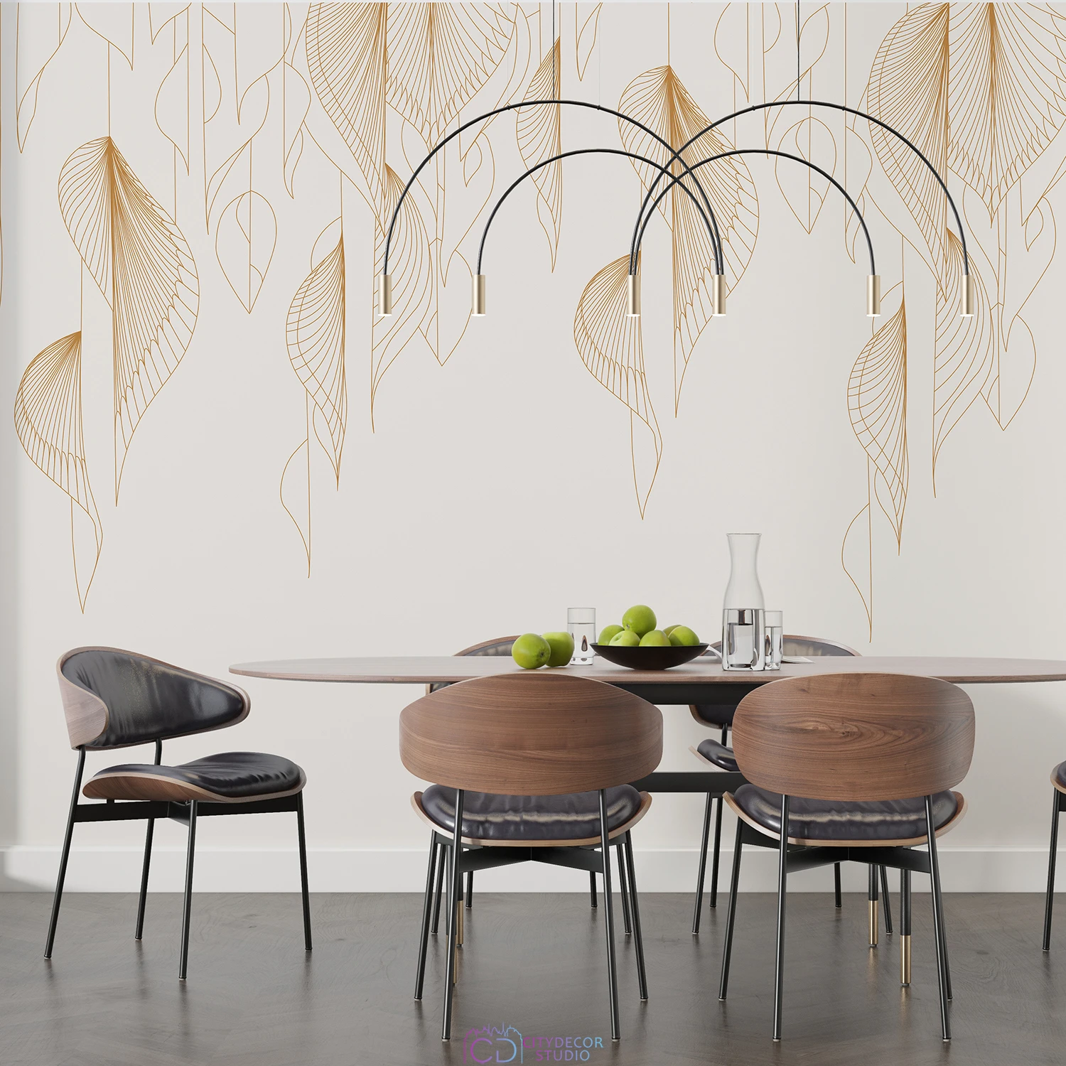 Фотообои на заказ по индивидуальному размеру Citydecor Perfect Lines 64