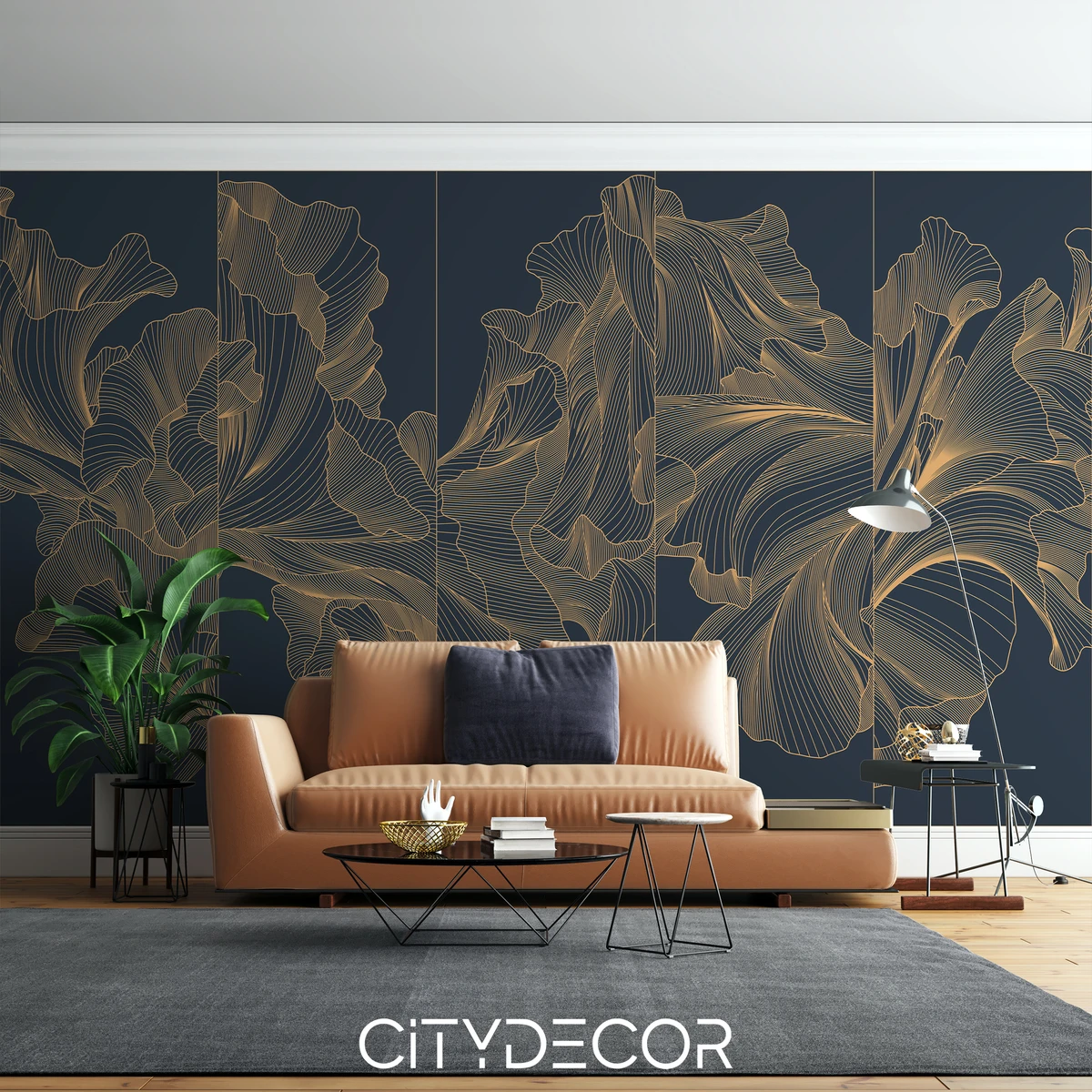 Фотообои на заказ по индивидуальному размеру Citydecor Perfect Lines 72