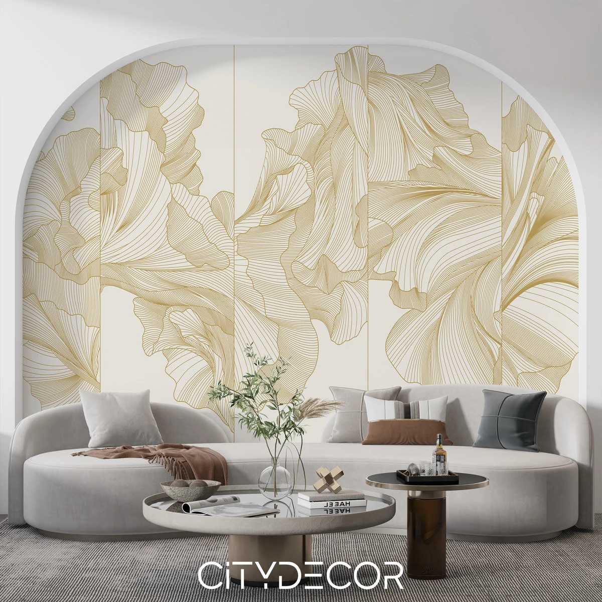 Фотообои на заказ по индивидуальному размеру Citydecor Perfect Lines 73