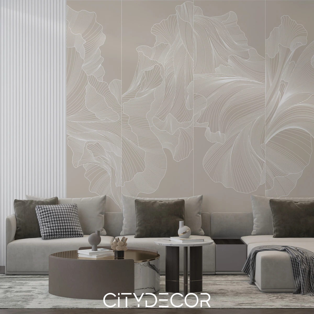 Фотообои на заказ по индивидуальному размеру Citydecor Perfect Lines 74