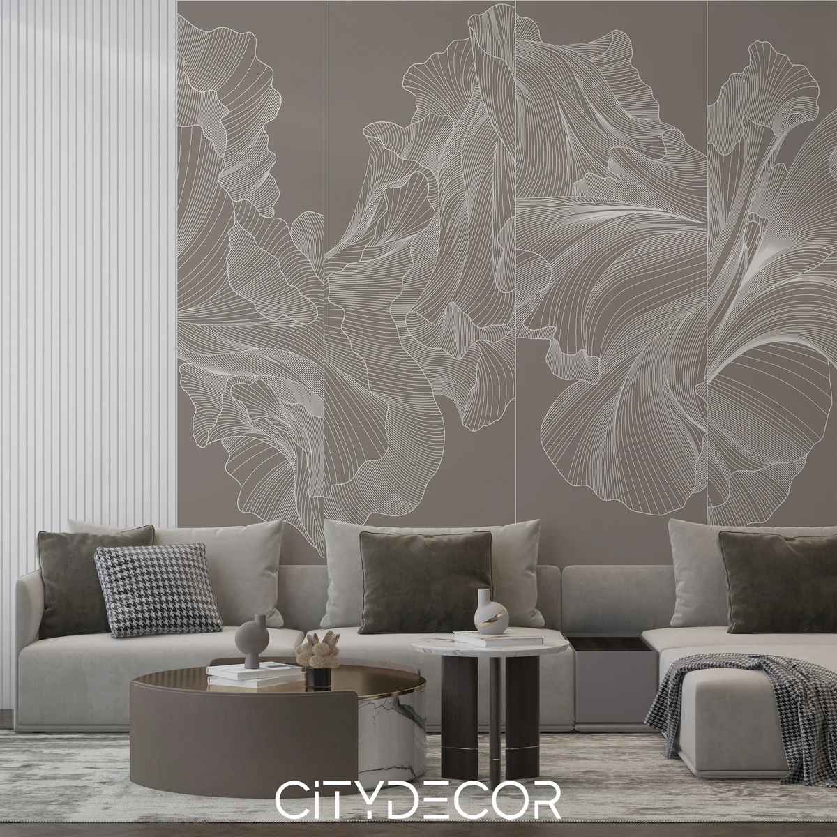Фотообои на заказ по индивидуальному размеру Citydecor Perfect Lines 76