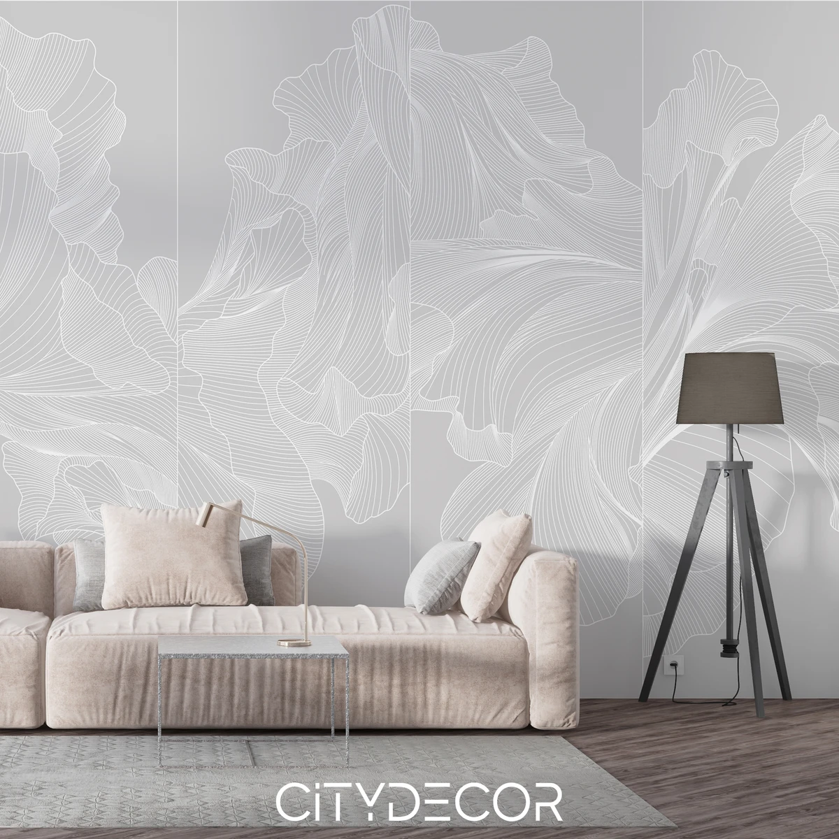 Фотообои на заказ по индивидуальному размеру Citydecor Perfect Lines 79