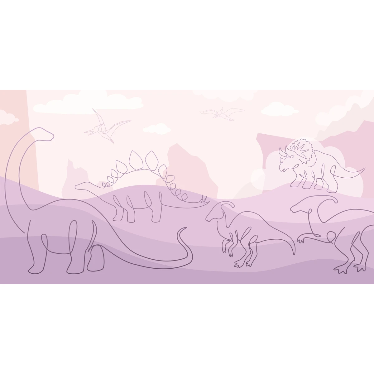 Фотообои на заказ по индивидуальному размеру Citydecor Perfect Lines Kids 10