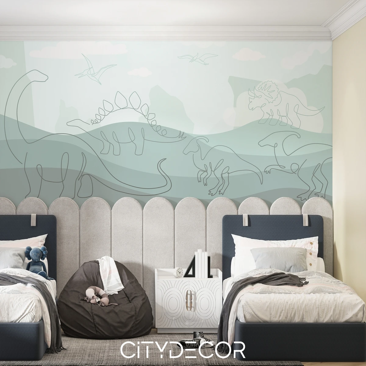 Фотообои на заказ по индивидуальному размеру Citydecor Perfect Lines Kids 12