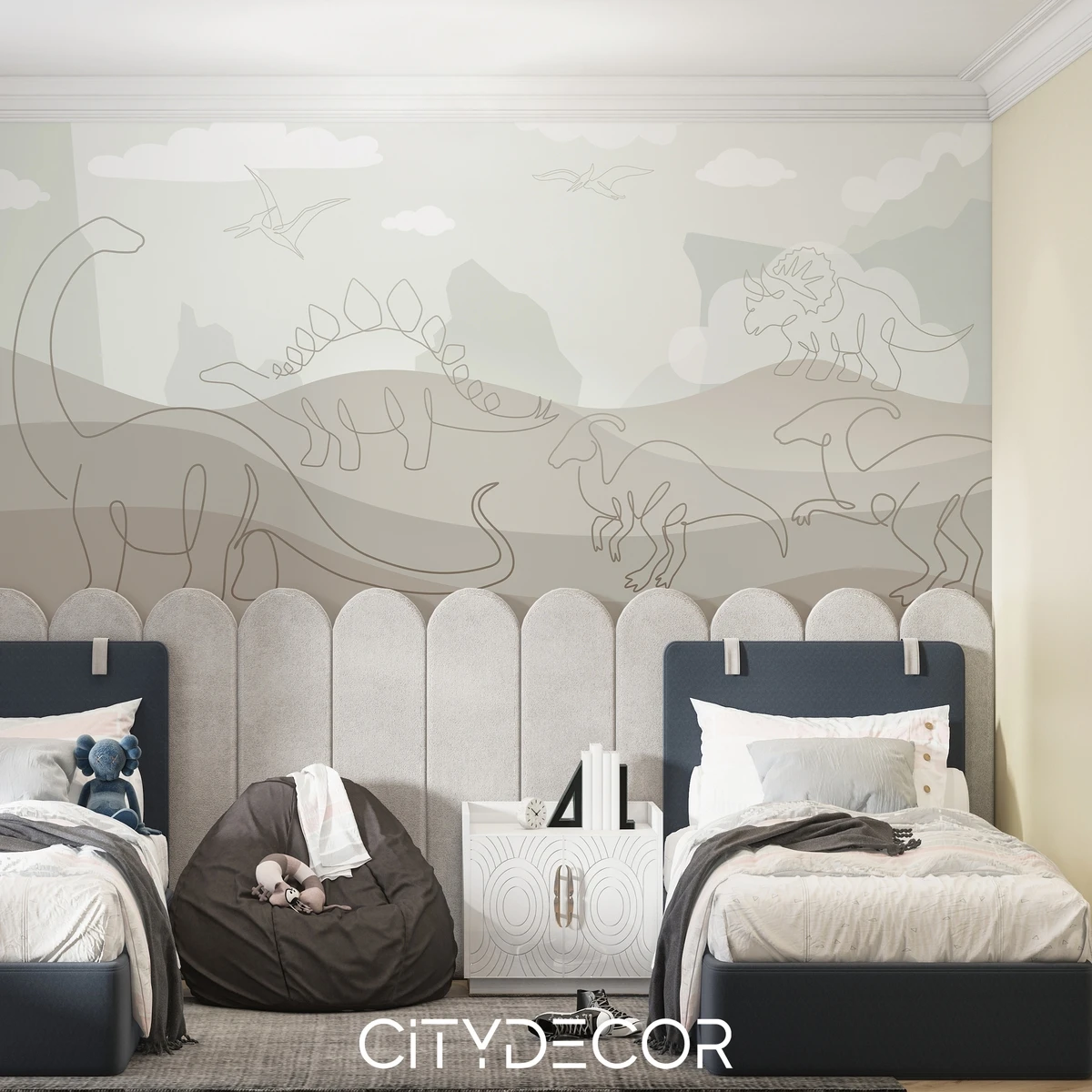 Фотообои на заказ по индивидуальному размеру Citydecor Perfect Lines Kids 13
