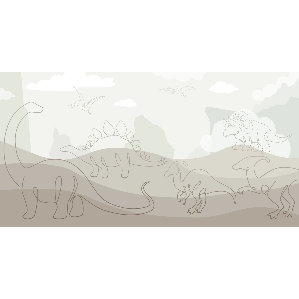 Фотообои на заказ по индивидуальному размеру Citydecor Perfect Lines Kids 13