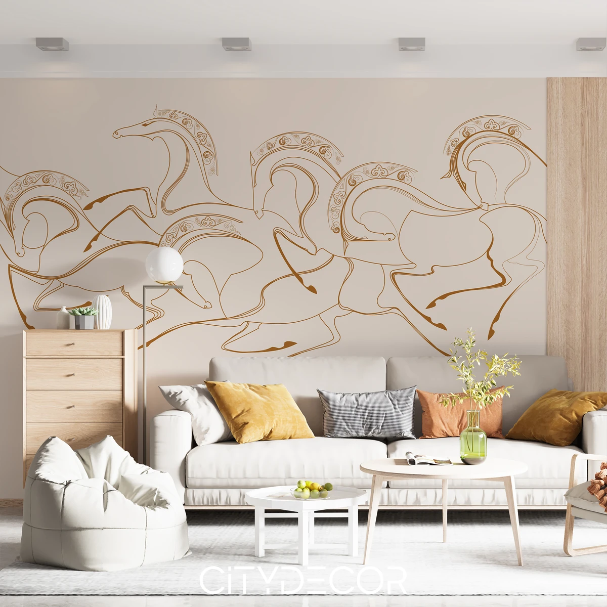 Фотообои на заказ по индивидуальному размеру Citydecor Perfect Lines Kids 14