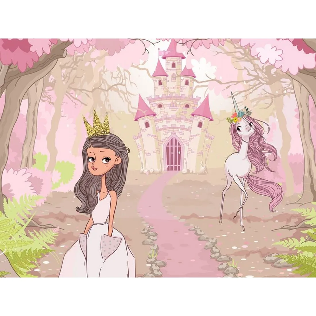 Дизайнерские фотообои по индивидуальному размеру Citydecor Princess 2
