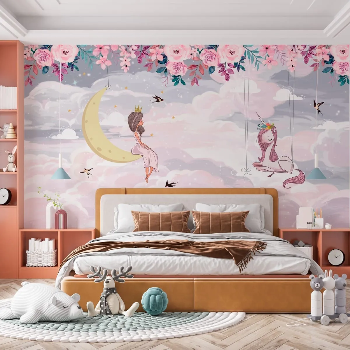 Дизайнерские фотообои по индивидуальному размеру Citydecor Princess 28