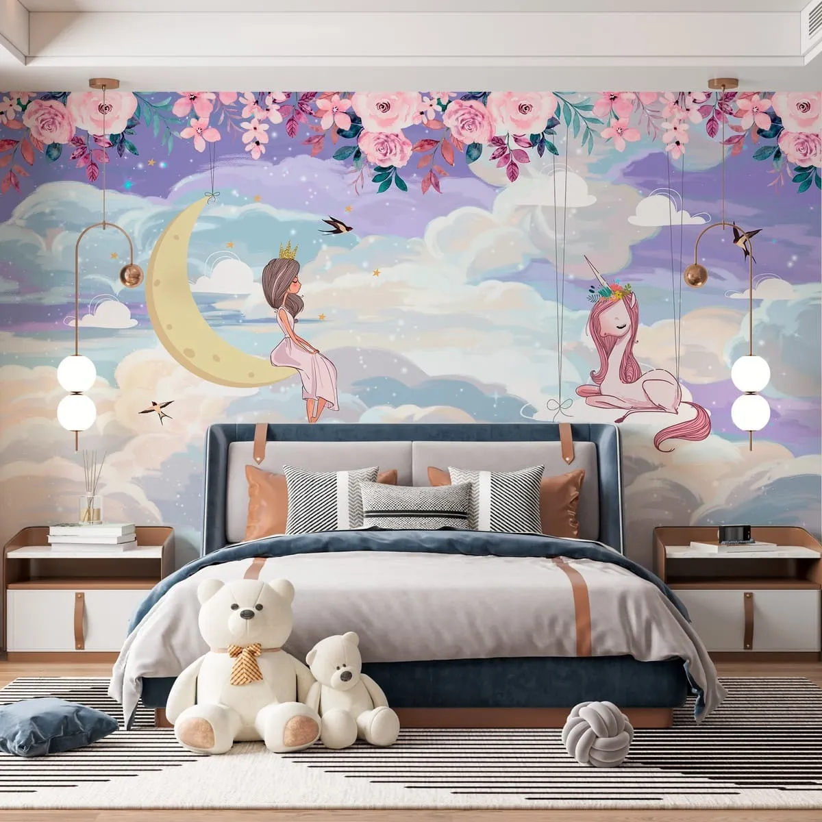 Дизайнерские фотообои по индивидуальному размеру Citydecor Princess 30