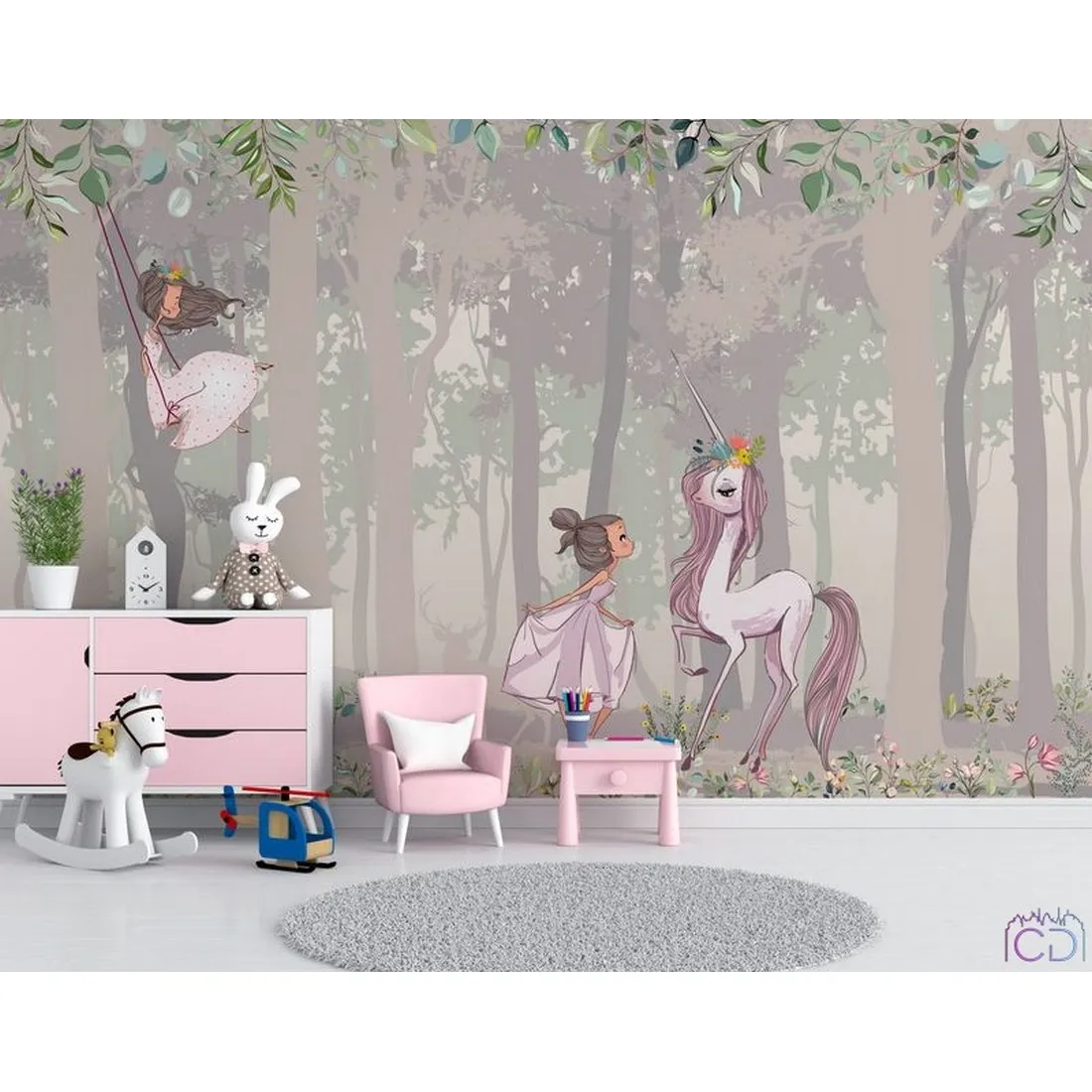 Дизайнерские фотообои по индивидуальному размеру Citydecor Princess 6