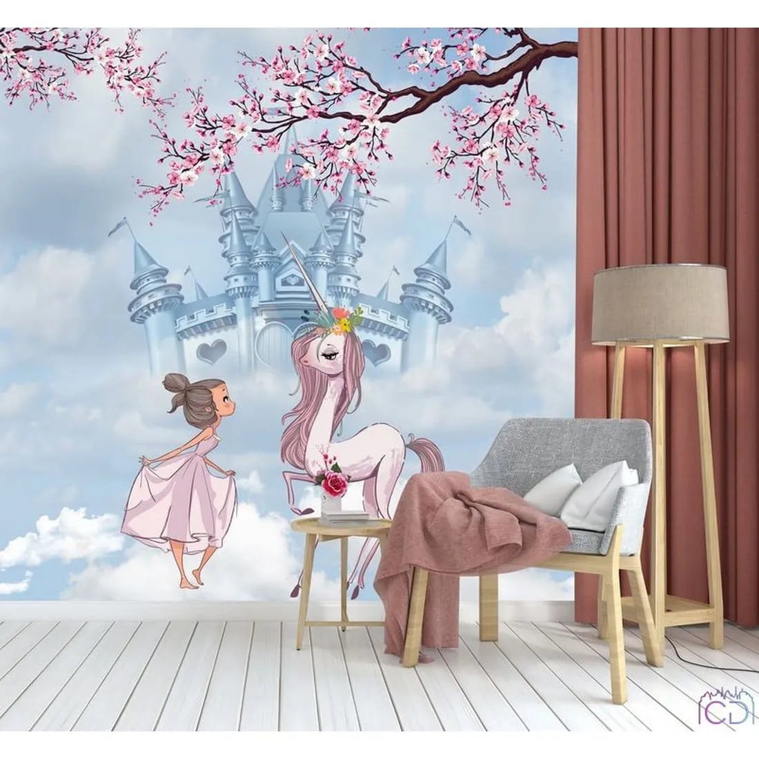 Дизайнерские фотообои по индивидуальному размеру Citydecor Princess 7