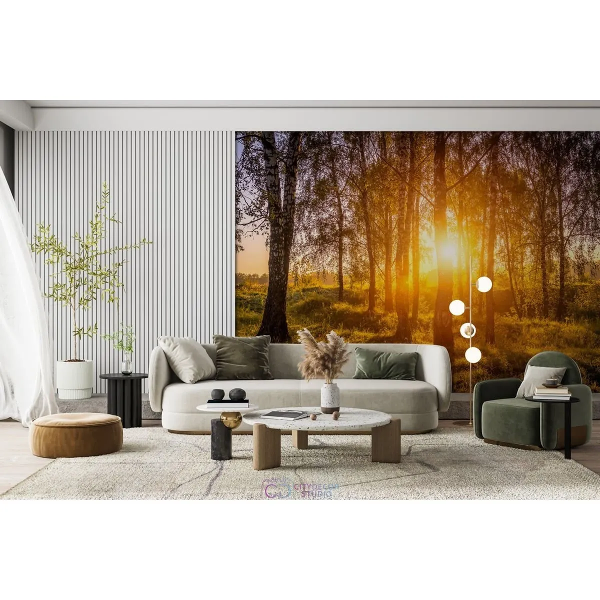Фотообои на заказ по индивидуальному размеру Citydecor Природа 130
