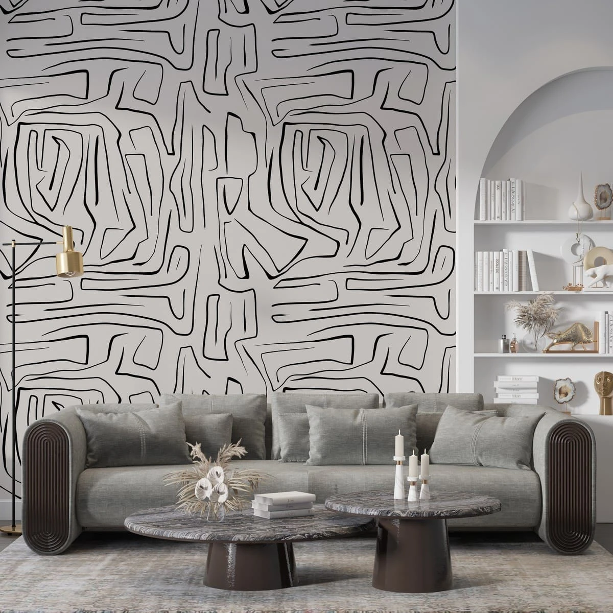 Дизайнерские фотообои по индивидуальному размеру Citydecor Scandi 28