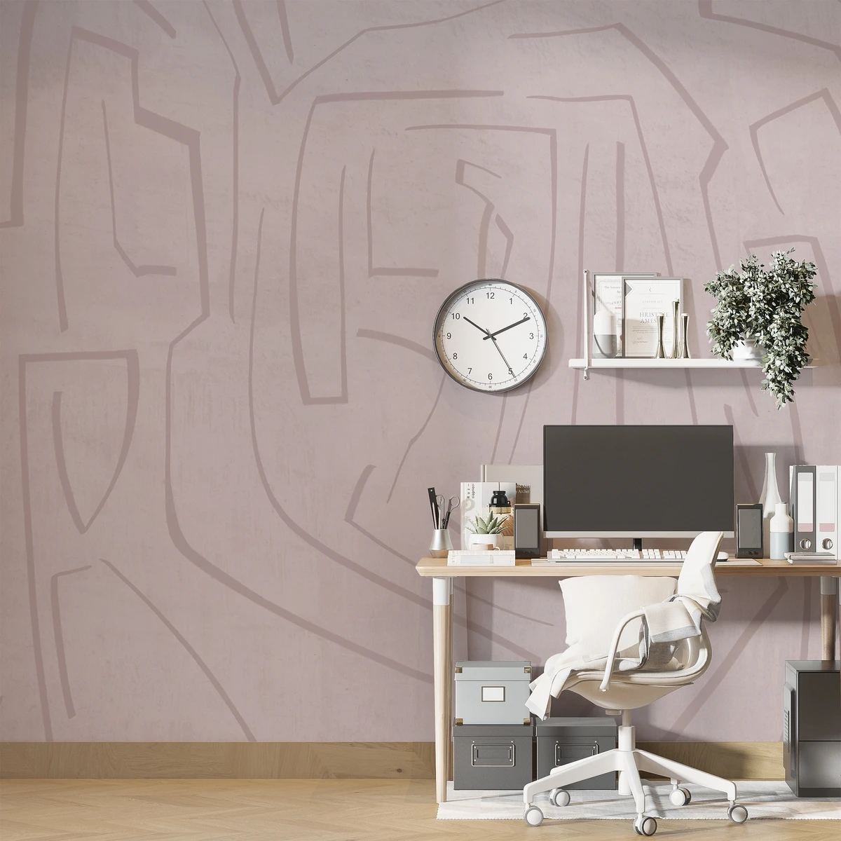 Фотообои на заказ по индивидуальному размеру Citydecor Scandi 78
