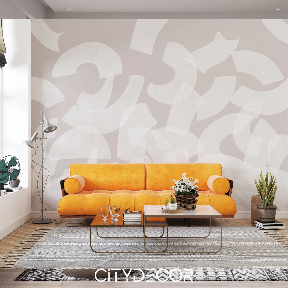 Фотообои на заказ по индивидуальному размеру Citydecor Scandi 86