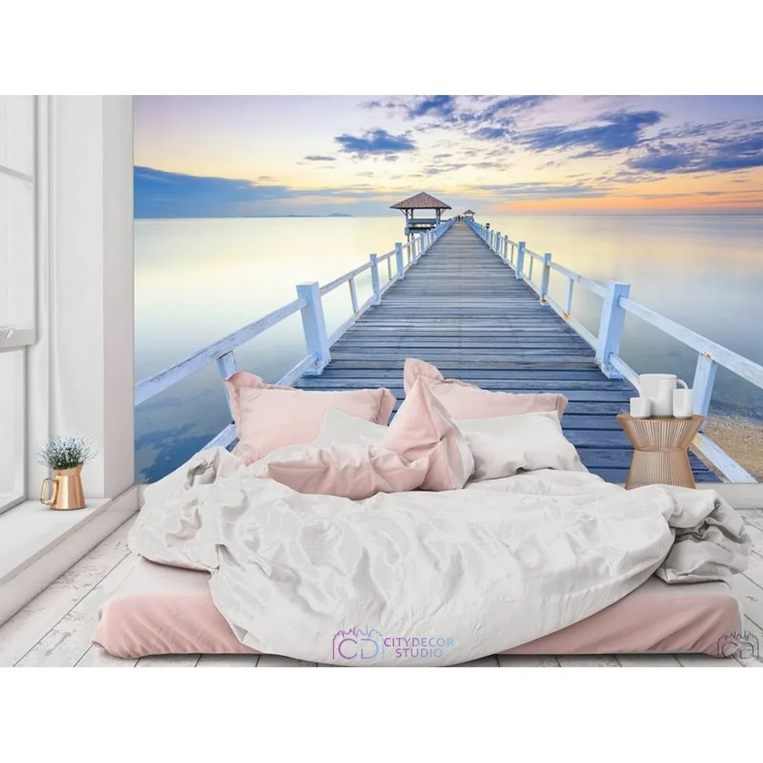 Фотообои на заказ по индивидуальному размеру Citydecor Море и Водопады 12