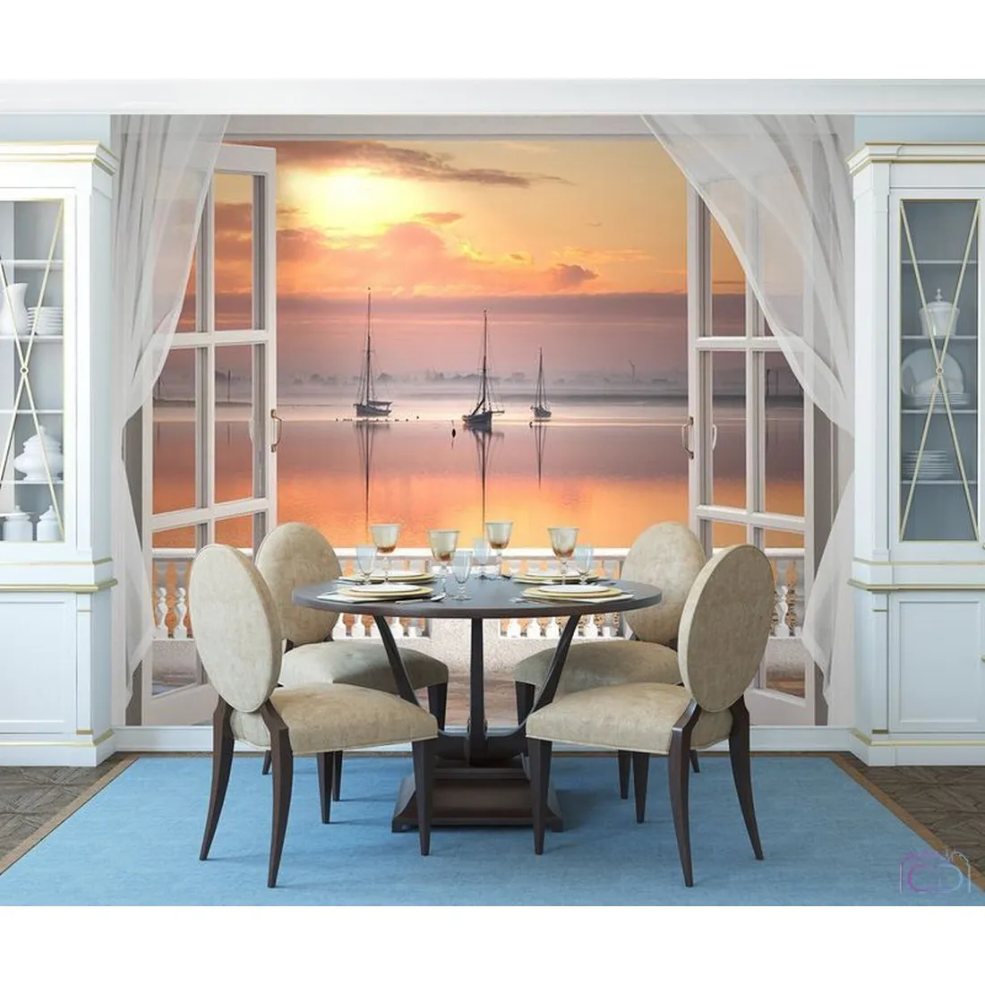Фотообои на заказ по индивидуальному размеру Citydecor Море и Водопады 33