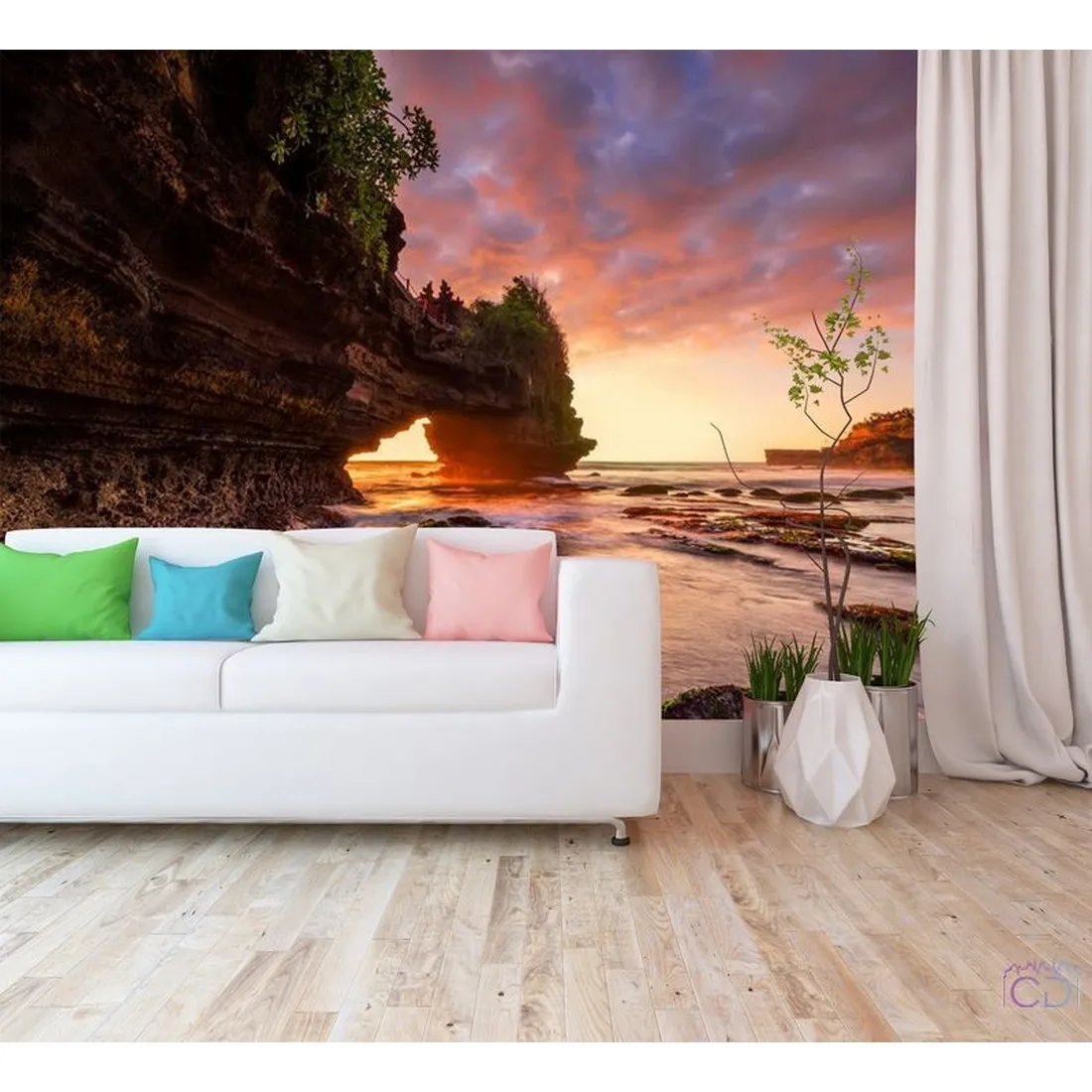 Фотообои на заказ по индивидуальному размеру Citydecor Море и Водопады 36