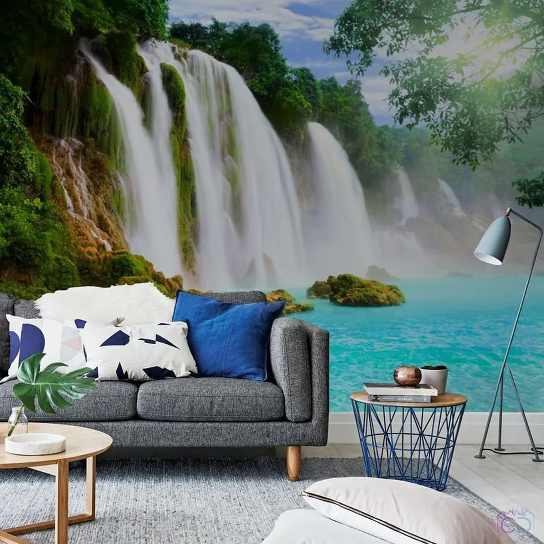 Фотообои на заказ по индивидуальному размеру Citydecor Море и Водопады 40