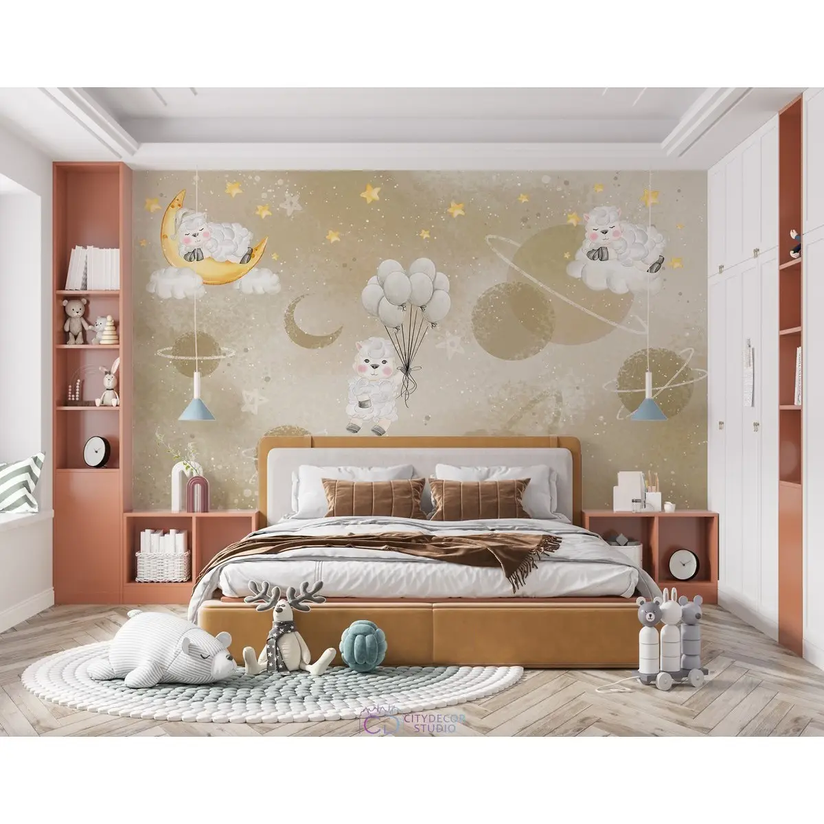 Фотообои на заказ по индивидуальному размеру Citydecor Sky 16