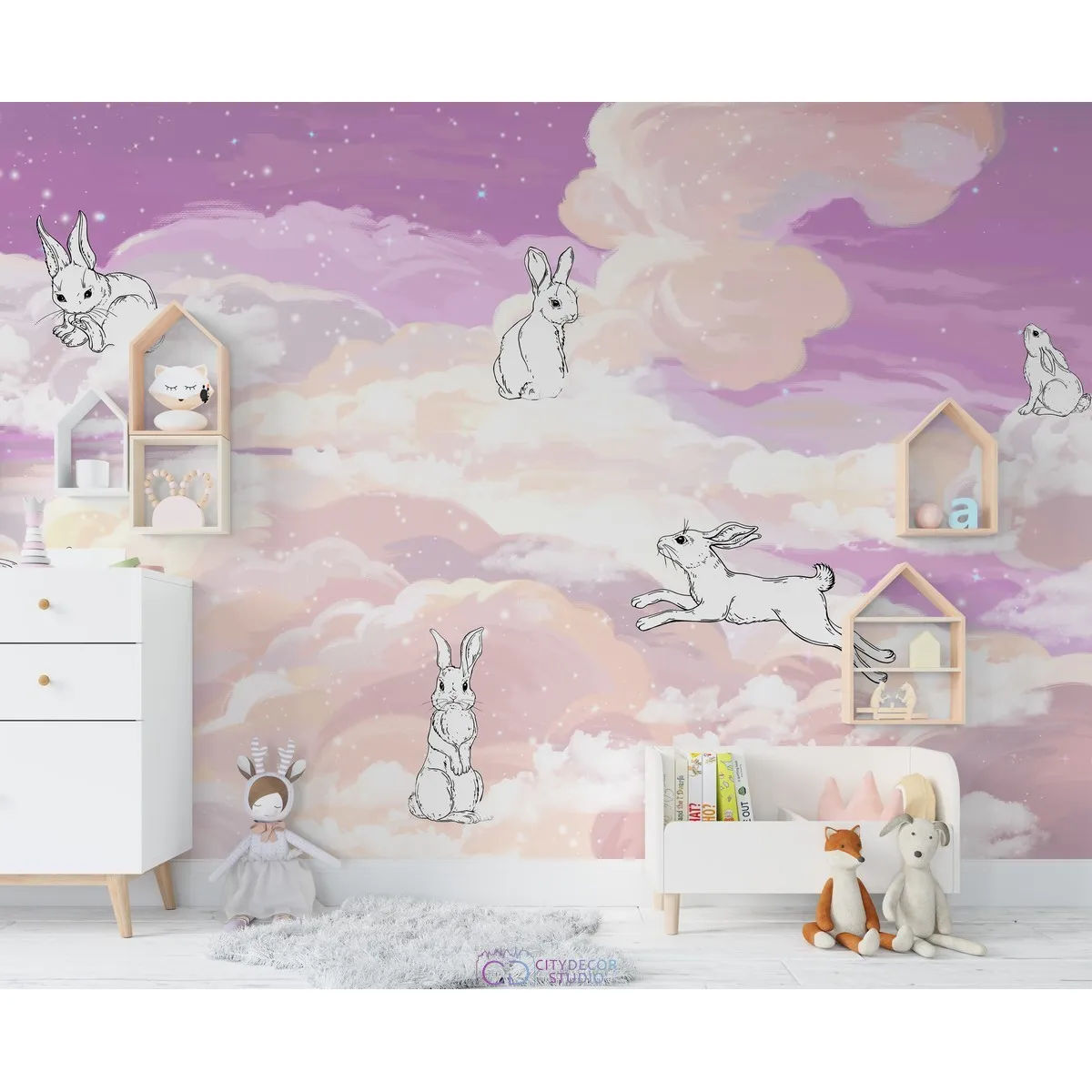 Дизайнерские фотообои по индивидуальному размеру Citydecor Sky 2