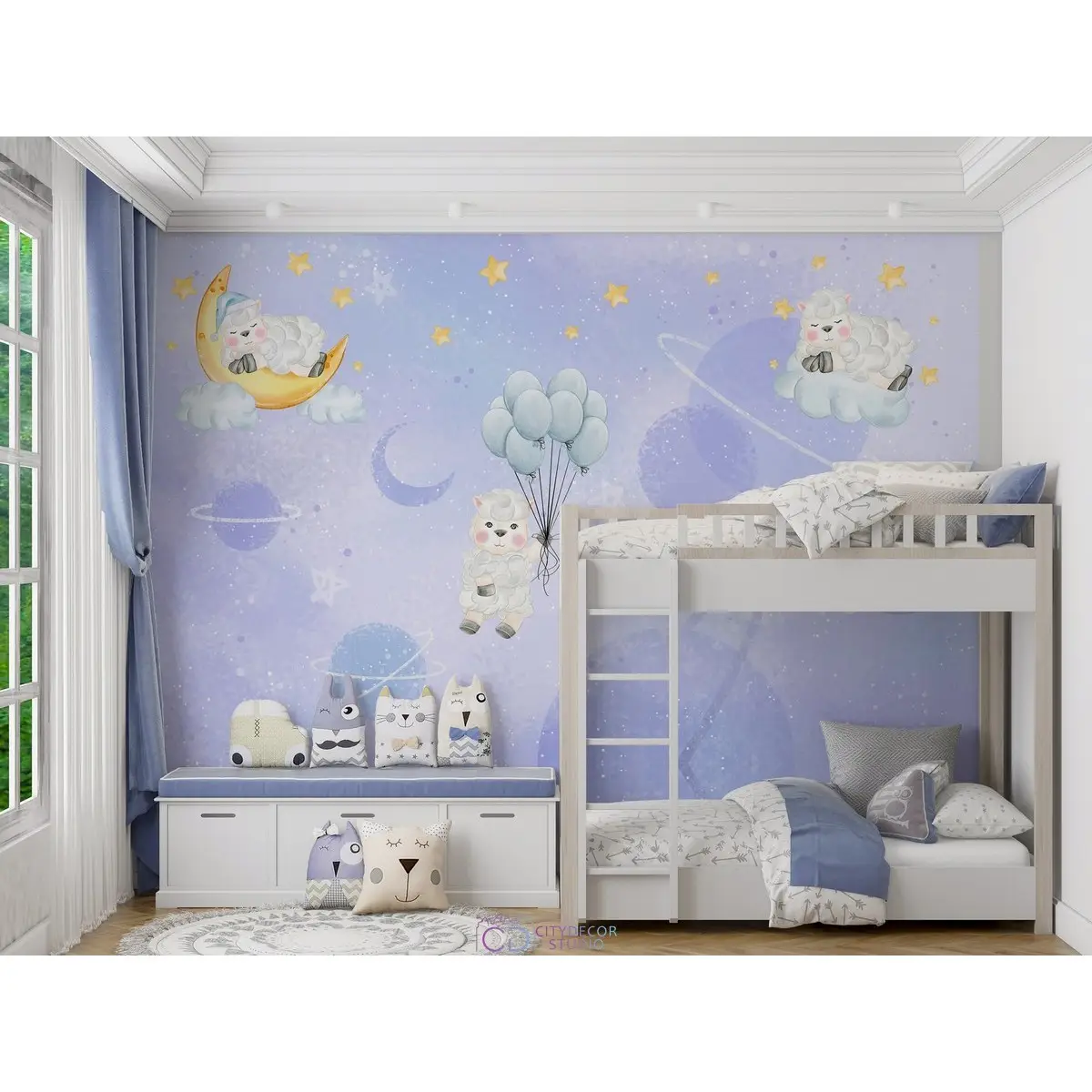 Фотообои на заказ по индивидуальному размеру Citydecor Sky 7