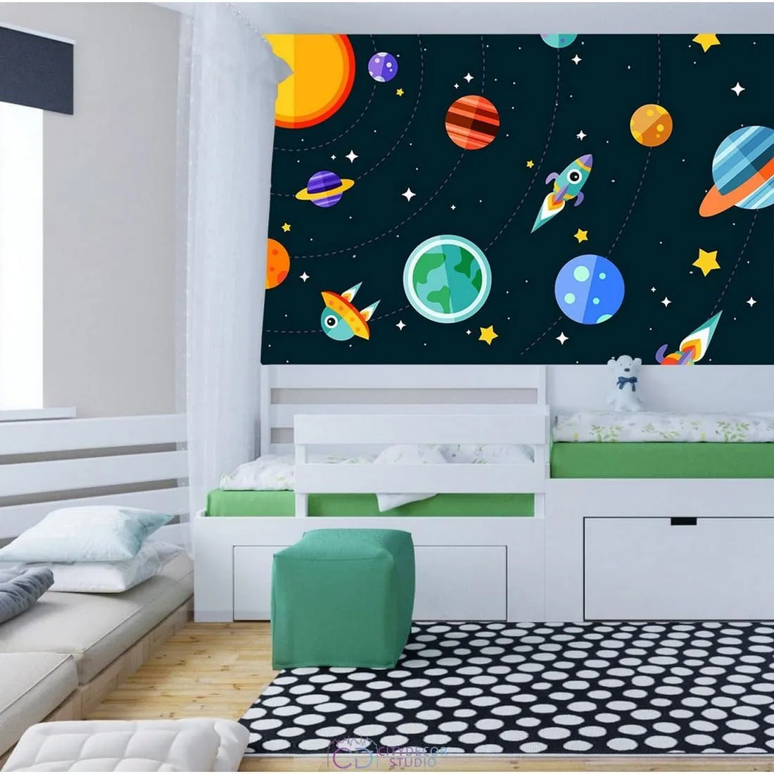 Фотообои на заказ по индивидуальному размеру Citydecor Космос 20