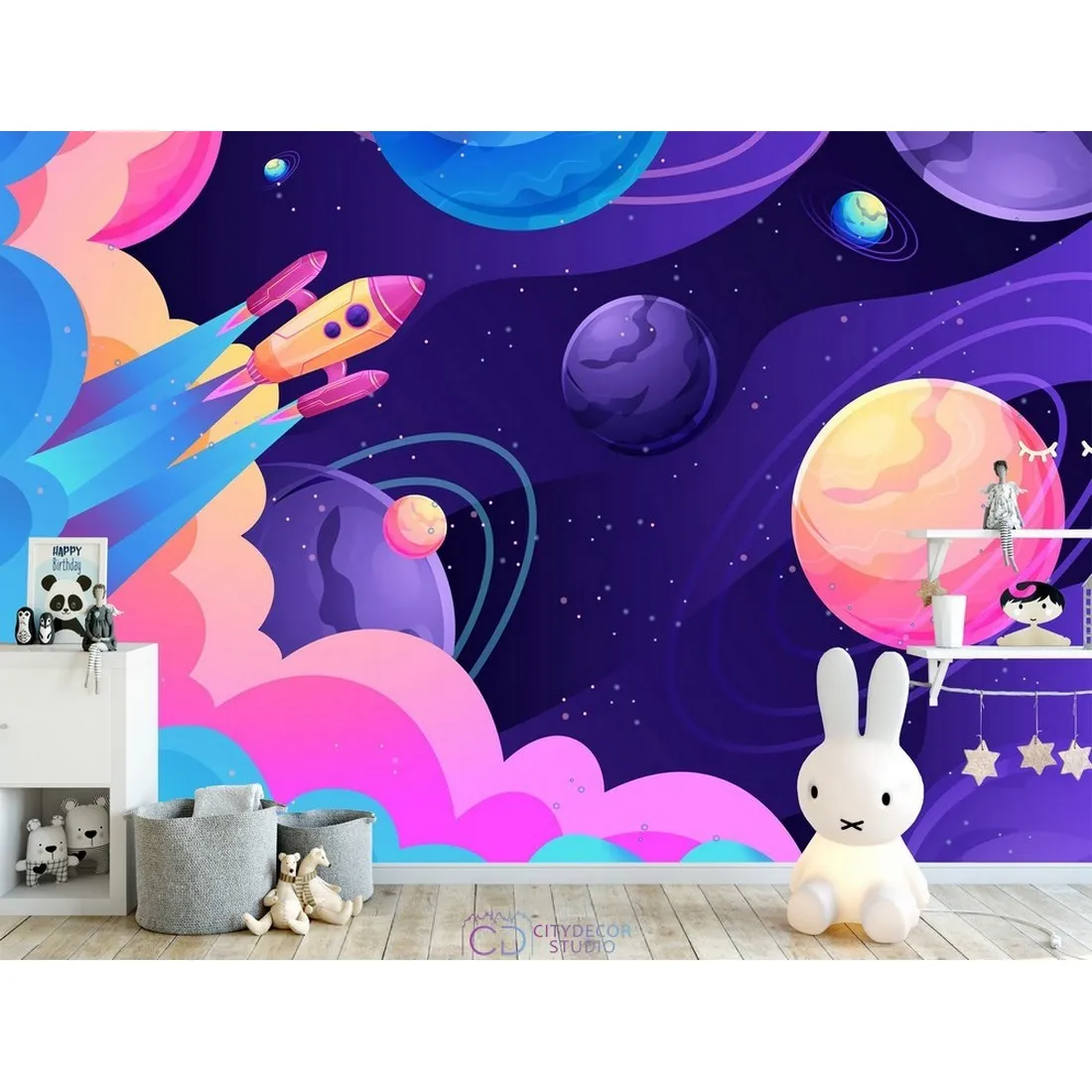 Фотообои на заказ по индивидуальному размеру Citydecor Космос 21