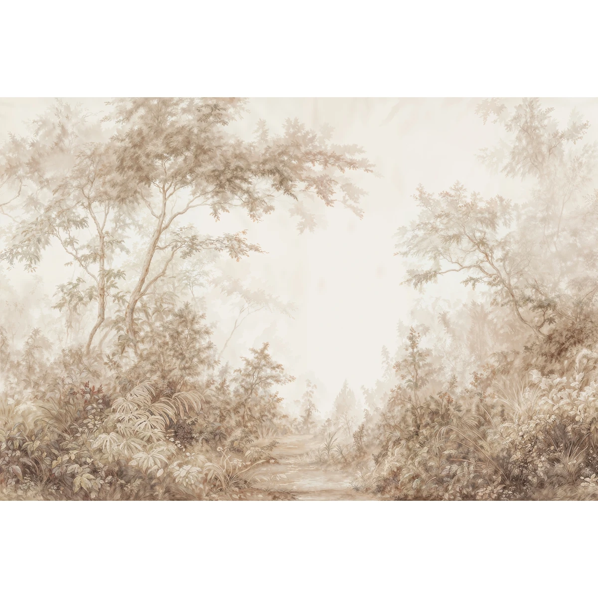 Фотообои на заказ по индивидуальному размеру Citydecor Таинственный лес 45