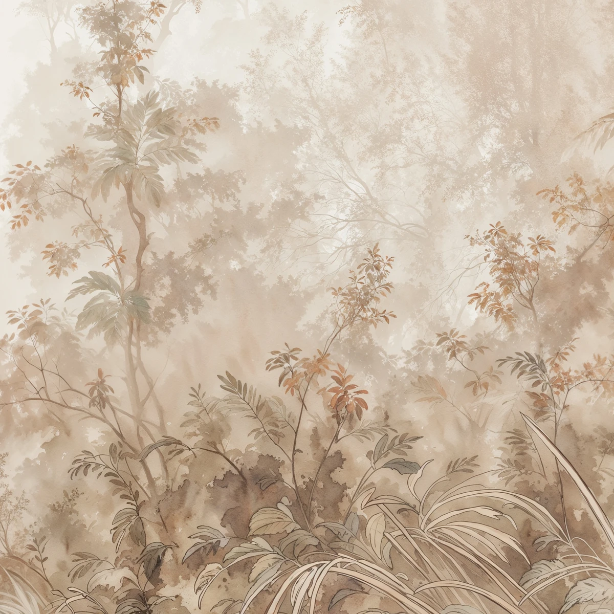 Фотообои на заказ по индивидуальному размеру Citydecor Таинственный лес 45