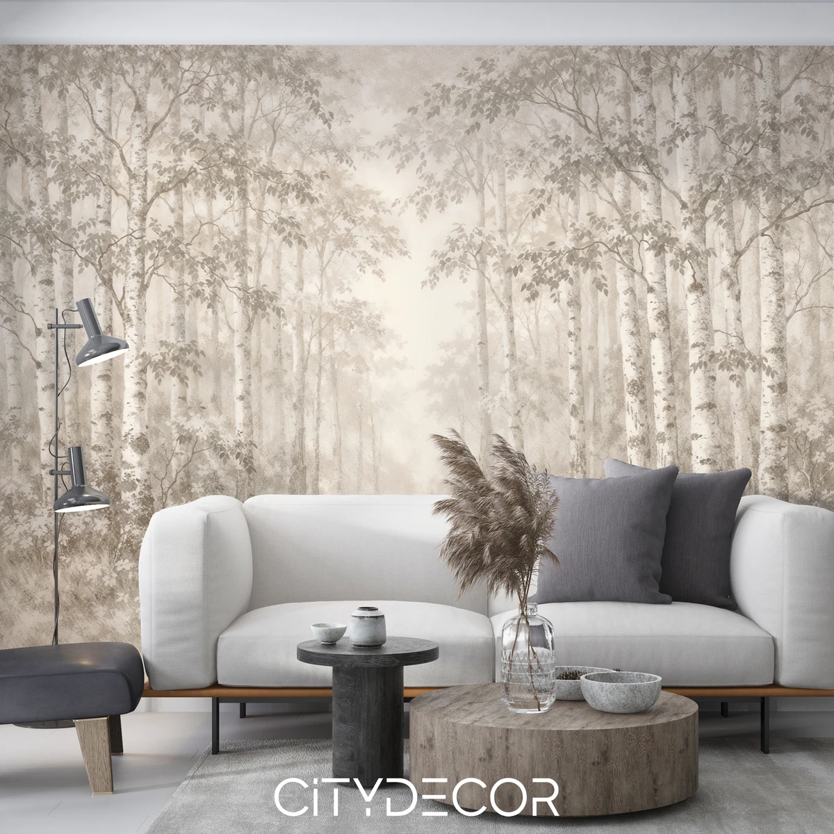 Фотообои на заказ по индивидуальному размеру Citydecor Таинственный лес 46