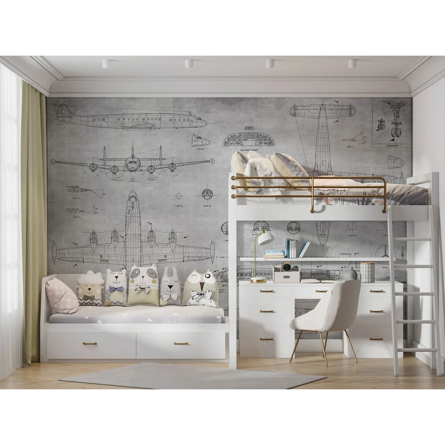 Дизайнерские фотообои по индивидуальному размеру Citydecor Technic 13