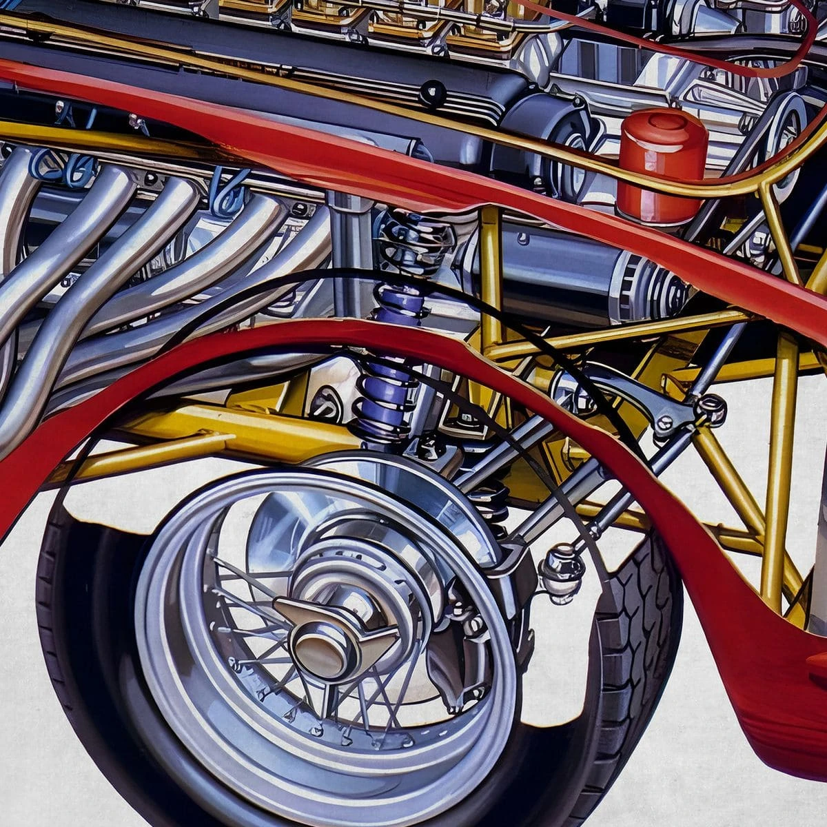 Дизайнерские фотообои по индивидуальному размеру Citydecor Technic (Ferrari 250 GTO) 30
