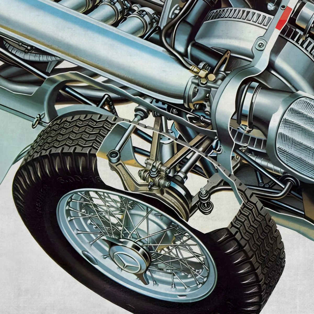 Дизайнерские фотообои по индивидуальному размеру Citydecor Technic (Mercedes-Benz W196) 36