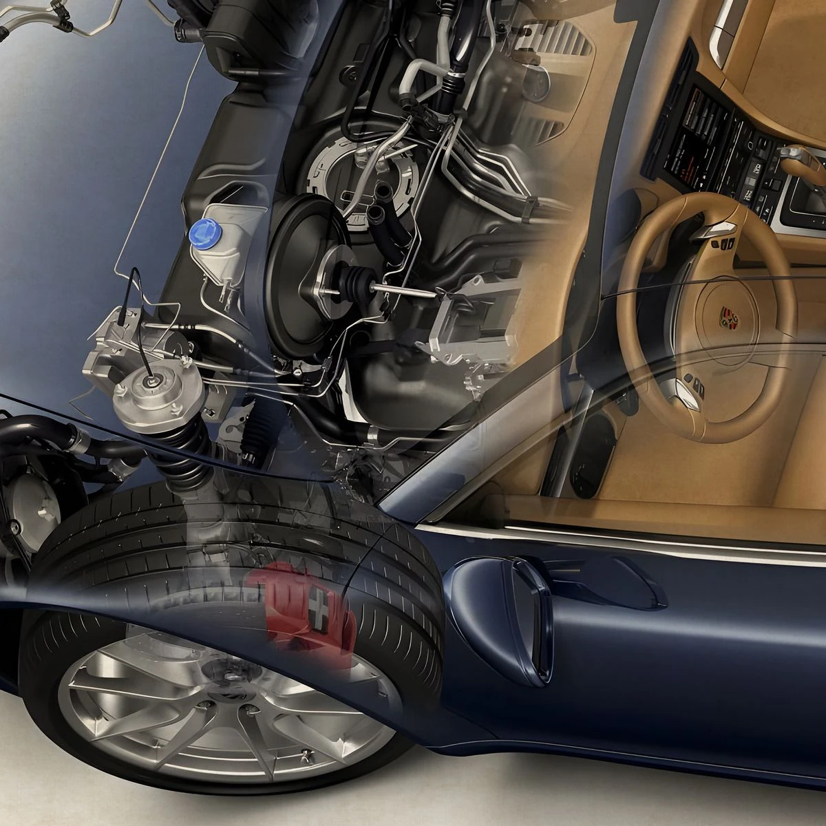 Дизайнерские фотообои по индивидуальному размеру Citydecor Technic (Porsche 911 Carrera) 41