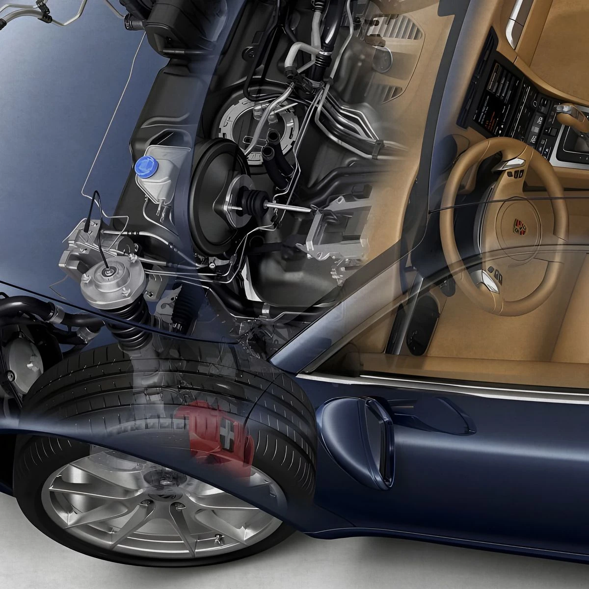 Дизайнерские фотообои по индивидуальному размеру Citydecor Technic (Porsche 911 Carrera) 42
